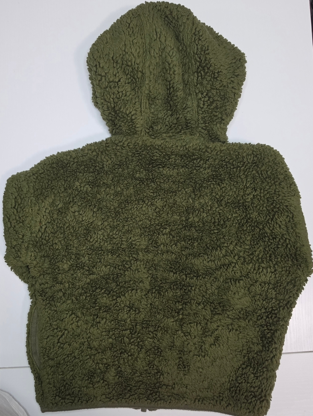 Nike Kids Olive Sherpa Puffer Jacket - Picture 2 of 3